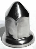 Lug Nut Covers 33mm Round Pointed Stainless 2 3/8" Tall UP#10083 Set of 40