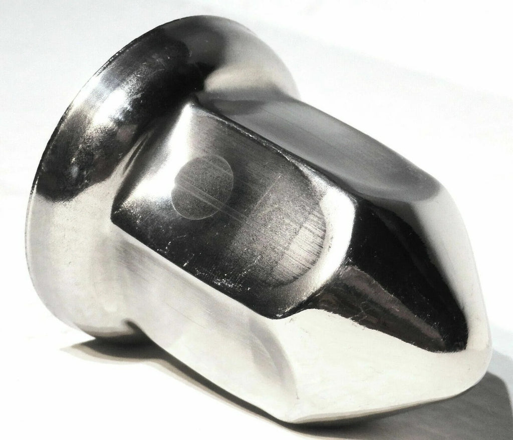 Lug Nut Covers 33 mm Round Pointed Stainless 2 3/8" Tall UP#10083 Set of 5