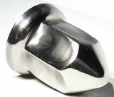 Lug Nut Covers 33 mm Round Pointed Stainless 2 3/8" Tall UP#10083 Set of 5