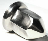 Lug Nut Covers 33 mm Round Pointed Stainless 2 3/8" Tall UP#10083 Set of 60