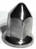 Lug Nut Covers 33 mm Round Pointed Stainless 2 3/8" Tall UP#10083 Set of 60