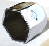 Nut Covers for 1/2" Wrench/Socket Size Chrome 11/16" Tall GG#10083 Set of 8
