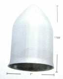 UP Huck Bolt Covers 1" O.D. for Freightliner Bullet Plastic #10085 Set of 5