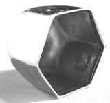 Nut Covers for 9/16" Wrench/Socket Standard Chrome 11/16" Tall GG#10093 5 Pack
