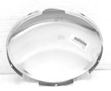 Front Hub Cap 5 Even Notches Dome Chrome Steel Wheel 7/16" Lip UP#10094 Each