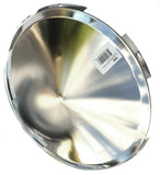 Front Hub Cap Universal Fit Cone Pointed Chrome 7/16" Lip UP#10099 Each