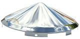 Front Hub Cap Universal Fit Cone Pointed Chrome 7/16" Lip UP#10099 Each