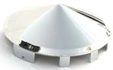 Universal Fit Front Hub Cap for Aluminum Wheel Cone Chrome 1" Lip UP#10100 Each