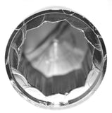 Nut Covers 33MM & 1-1/4  Round Pointed Chrome Plastic 2-3/8" H GG#10111-20 PACK