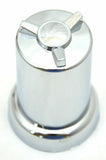 Lug Nut Covers 33mm & 1 1/4" Push-On Tube W/Spinner Top 3" Tall GG#10112-40 Pack