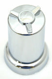 Lug Nut Covers 33mm & 1 1/4" Push-On Tube W/Spinner Top 3" Tall GG#10112-40 Pack