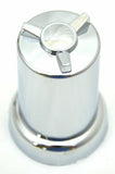 Lug Nut Covers 33mm & 1 1/4" Push-On Tube W/Spinner Top 3" Tall GG#10112-5 Pack