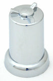Lug Nut Covers 33mm & 1 1/4" Push-On Tube W/Spinner Top 3" Tall GG#10112-5 Pack