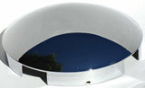 Front Hub Cap 4 Even Notches for Aluminum Wheel Dome Chrome 1" Lip UP#10118 Each