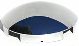 Front Hub Cap 4 Even Notches for Aluminum Wheel Dome Chrome 1" Lip UP#10118 Each