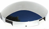 Front Hub Cap 4 Even Notches for Aluminum Wheel Dome Chrome 1" Lip UP#10118 Each