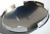 Front Hub Cap 4 Even Notches for Aluminum Wheel Dome Chrome 1" Lip UP#10118 Each