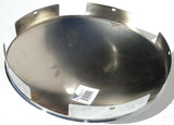 Front Hub Cap 5 Even Notches for Aluminum Wheel Dome Chrome 1" Lip UP#10119 Each
