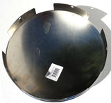 Front Hub Cap 5 Even Notches for Aluminum Wheel Dome Chrome 1" Lip UP#10119 Each
