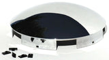 Front Hub Cap 5 Even Notches for Aluminum Wheel Dome Chrome 1" Lip UP#10119 Each