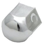 Nut Covers 1 1/8" Standard Style Chrome Steel 1 1/4" Tall GG#10140 Set of 10