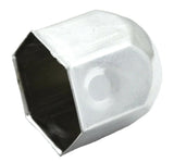 Nut Covers 1 1/8" Standard Style Chrome Steel 1 1/4" Tall GG#10140 Set of 10