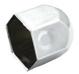 Nut Covers 1 1/8" Standard Style Chrome Steel 1 1/4" Tall GG#10140 Set of 10