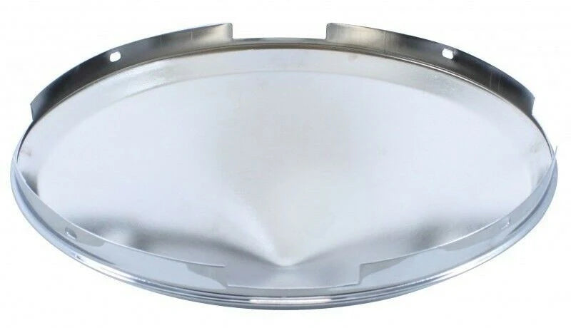 Front Hub Cap for Steel Wheel 4 Notch Cone Point Chrome 7/16" Lip UP#10146 Each