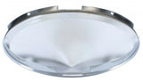 Front Hub Cap for Steel Wheel 4 Notch Cone Point Chrome 7/16" Lip UP#10146 Each