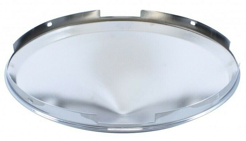 Front Hub Cap for Steel Wheel 4 Notch Cone Point Chrome 7/16" Lip UP#10146 Each