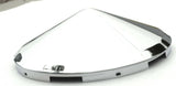 Front Hub Caps 5 Even Notches Cone Pointed Chrome 7/16" Lip UP#10147 Pair