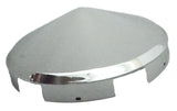 Front Hub Cap 5 Even Notches Cone Pointed Chrome 1" Lip UP#10150 Each