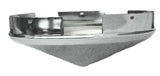 Front Hub Cap 5 Even Notches Cone Pointed Chrome 1" Lip UP#10150 Each