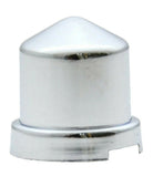 Nut Covers for 7/16" & 12mm Pointed Chrome Plastic 3/4" Tall GG#10152-10 Pack