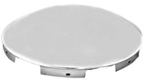 UP Front Hub Caps Universal Fit Dome Chrome for Steel Wheel 7/16 Lip #10189 Pair
