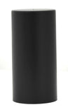 Lug Nut Covers 33mm Screw/Thread-on Cylinder Matte Black 4 1/4"UP#10190 Set of 5
