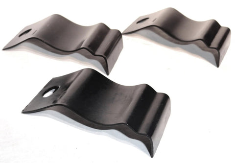 Semi Trailer Hub Cap Mounting Clips Black Metal 3/8" Mount Hole UP#10209- 3 Pcs