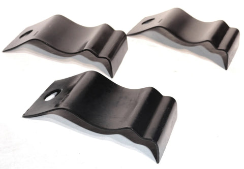 Semi Trailer Hub Cap Mounting Clips Black Metal 3/8" Mount Hole UP#10209- 3 Pcs