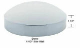 Rear Hub Cap 1-1/2 Sidewall 8" ID Dome Chrome Steel 8 of 5/8" Stud UP#10230 Each