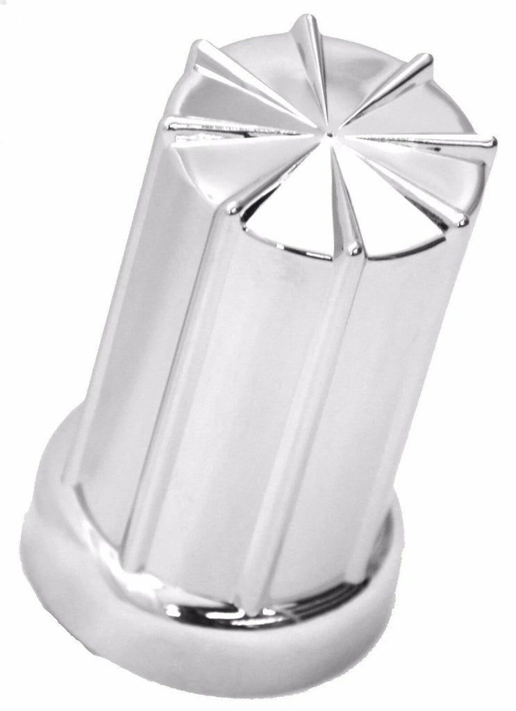 Lug Nut Covers 33mm Screw/Thread-On Spoked Plastic 3 3/8" Tall GG#10234-20 Pack