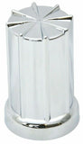 Lug Nut Covers 33mm Screw-On 8 Spoke Plastic 3 3/8" Tall GG#10234-40 Pack