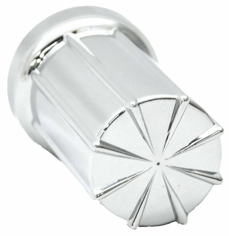 Lug Nut Covers 33mm Screw-On 8 Spoke Plastic 3 3/8" Tall GG#10234-5 Pack