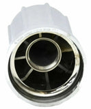 Lug Nut Covers 33mm Screw-On 8 Spoke Plastic 3 3/8" Tall GG#10234-5 Pack