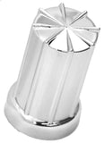 Lug Nut Covers 33mm Screw-On 8 Spoke Plastic 3 3/8" Tall GG#10234-60 Pack