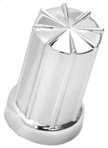 Lug Nut Covers 33mm Screw-On 8 Spoke Plastic 3 3/8" Tall GG#10234-60 Pack