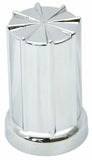 Lug Nut Covers 33mm Screw-On 8 Spoke Plastic 3 3/8" Tall GG#10234-60 Pack
