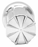 Lug Nut Covers 33mm Screw-On 8 Spoke Plastic 3 3/8" Tall GG#10234-60 Pack