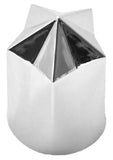 GG Lug Nut Covers 33 mm Screw-On Pointed Star Plastic 3 1/2" #10236 Set of 5