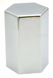 Lug Nut Covers 33mm Push-On Hex Flat Top Plastic 3" Tall GG#10237 Set of 5