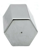 Lug Nut Covers 33 mm Screw-On Hex Flat Top Plastic 3" Tall GG#10238 Set of 20